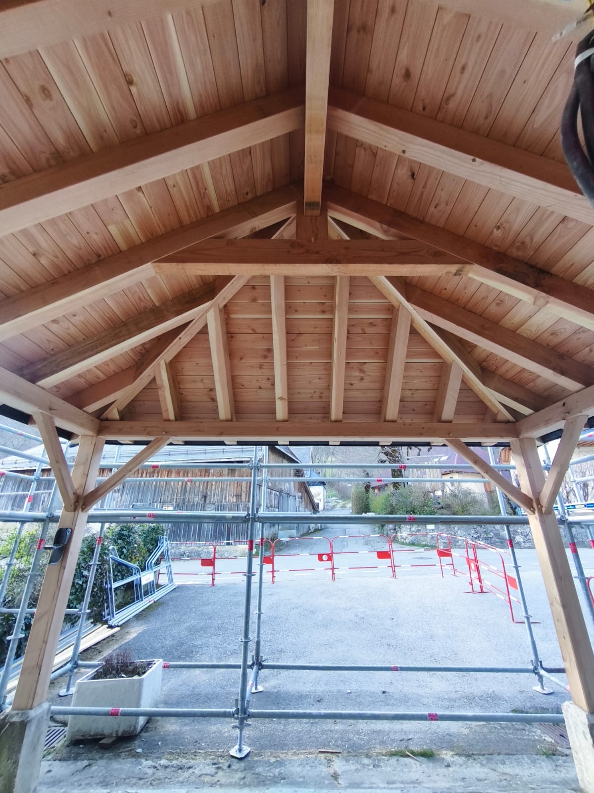 Charpente traditionnelle en bois